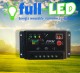 regulador carga solar full-led/10 ah/ 12-24 volt