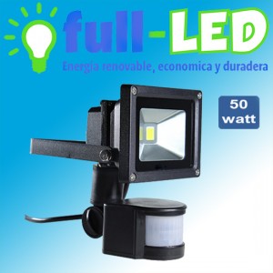 importadora full-led Repuestos en Chile en La Cisterna |  Foco proyector full-led  /50watt/con sensor/ envios  a todo chile, Importadora full-led, es lider en iluminacion led y kit solares