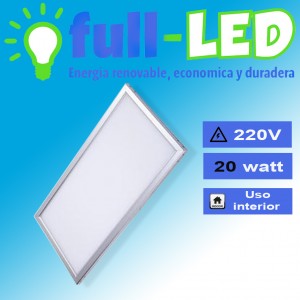 importadora full-led Repuestos en Chile en La Cisterna |  Panel led full-led  30x 60   /20 watt/ envios a todo chile, Importadora full-led, es lider en iluminacion led y kit solares