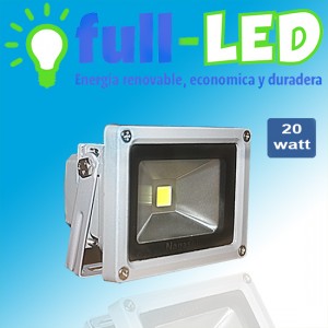 importadora full-led Repuestos en Chile en La Cisterna |  Proyector full- led / 20 watt/ envios  a todo chile, Importadora full-led, es lider en iluminacion led y kit solares
