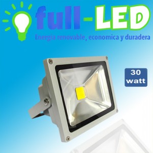 importadora full-led Repuestos en Chile en La Cisterna |  Proyector full- led 30 watt/ envios a todo chile, Importadora full-led, es lider en iluminacion led y kit solares