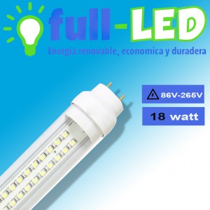 importadora full-led Repuestos en Chile en La Cisterna |  Tubo full-led a la vista 18 watt/ 1.20/ envios a todo chile, Importadora full-led, es lider en iluminacion led y kit solares