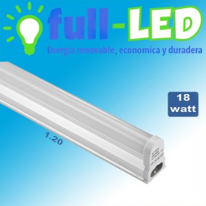 importadora full-led Repuestos en Chile en La Cisterna |  Equipo completo full- led t8 18 watt con/canoa 120 cm, Importadora full-led, es lider en iluminacion led y kit solares