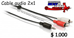 RENTAGAME CHILE Repuestos en Chile en La Cisterna |  Cable audio 2x1 /precio oferta: $ 1.000, Rentagame: maquinas de juego:  accesorios,repuestos, servicio tecnico