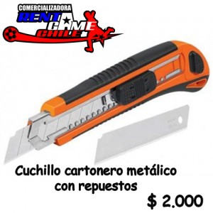 RENTAGAME CHILE Repuestos en Chile en La Cisterna |  Cuchillo cartonero met&aacute;lico con repuestos $ 2.000, Rentagame: maquinas de juego:  accesorios,repuestos, servicio tecnico