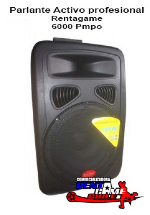 Rentagame chile Repuestos en Chile en La Cisterna |  Parlante activo profesional  rentagame /6000 pmpo, Rentagame: maquinas de juego,accesorios, repuestos y serv. tecnico