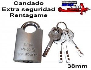 Rentagame chile Repuestos en Chile en La Cisterna |  Candado extra seguridad rentagame /38 mm/ventas a todo chile, Rentagame: maquinas de juego,accesorios, repuestos y serv. tecnico
