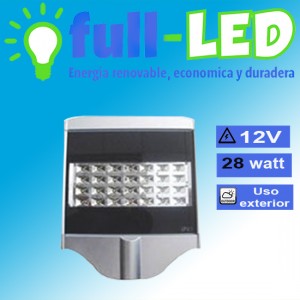 importadora full-led Repuestos en Chile en La Cisterna |  Proyector 28 watt luminaria  publica/12 v/luz fria, Iluminacion led, ahorre hasta un 90% de energia electrica