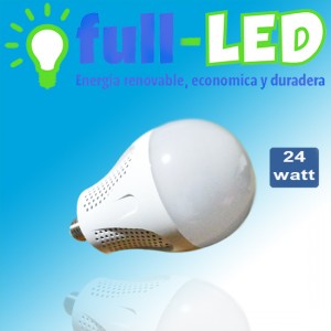 importadora full-led Repuestos en Chile en La Cisterna |  Ampolleta full-led , 24w/220 volt/ rosca e-27/ envios a todo chile, Importadora full-led, es lider en iluminacion led y kit solares