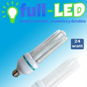 importadora full-led Repuestos en Chile en La Cisterna |  Ampolleta full-led tipo maiz / 24 watt/ envios a todo chile, Iluminacion led, ahorre hasta un 90% de energia electrica